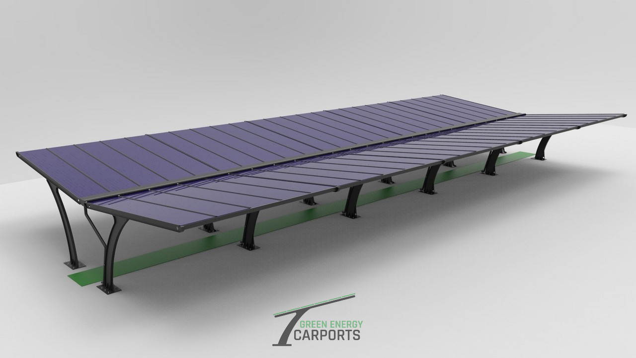 Solar Carports aus Stahl als Business-Lösung