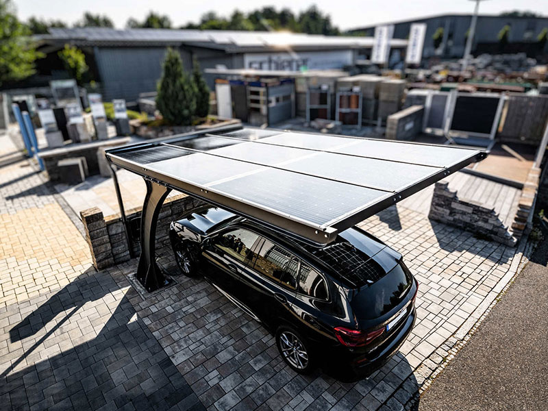 Solar Carport aus Stahl von Green Energy Carports